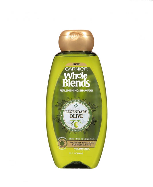 Garnier Replenishing Shampoo with Virgin-Pressed Olive Oil & Olive Leaf Extracts - 650 ml