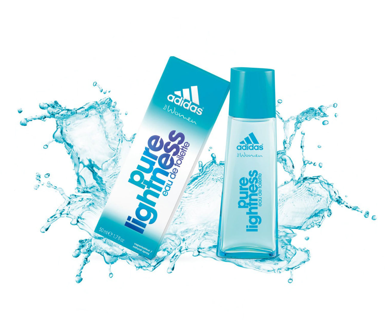 Adidas Pure Lightness EDT and Shower gel set - EDT 50ml; Shower gel 250 ml