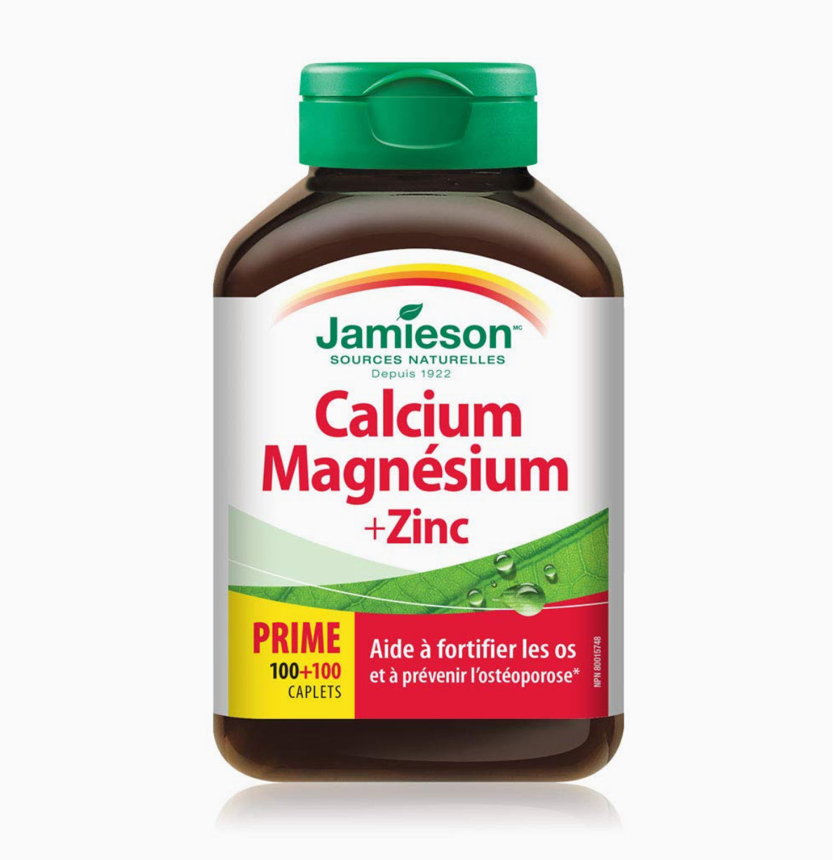 Jamieson Calcium Magnesium and Zinc, 200 Count