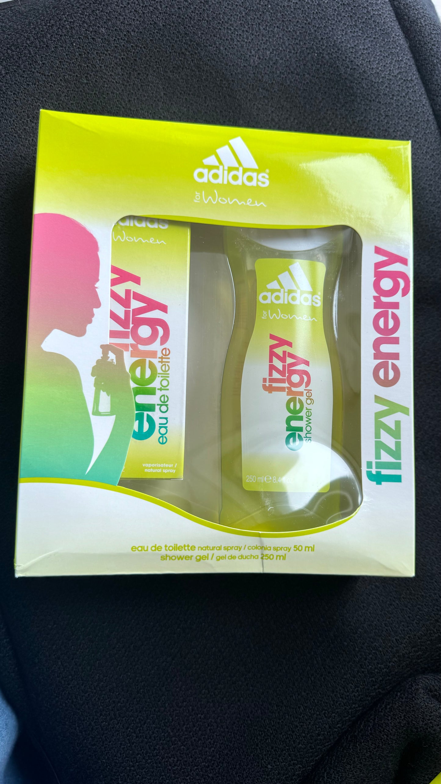 ADIDAS Fizzy Energy EDT 50ml + Shower gel 250ml set for Women