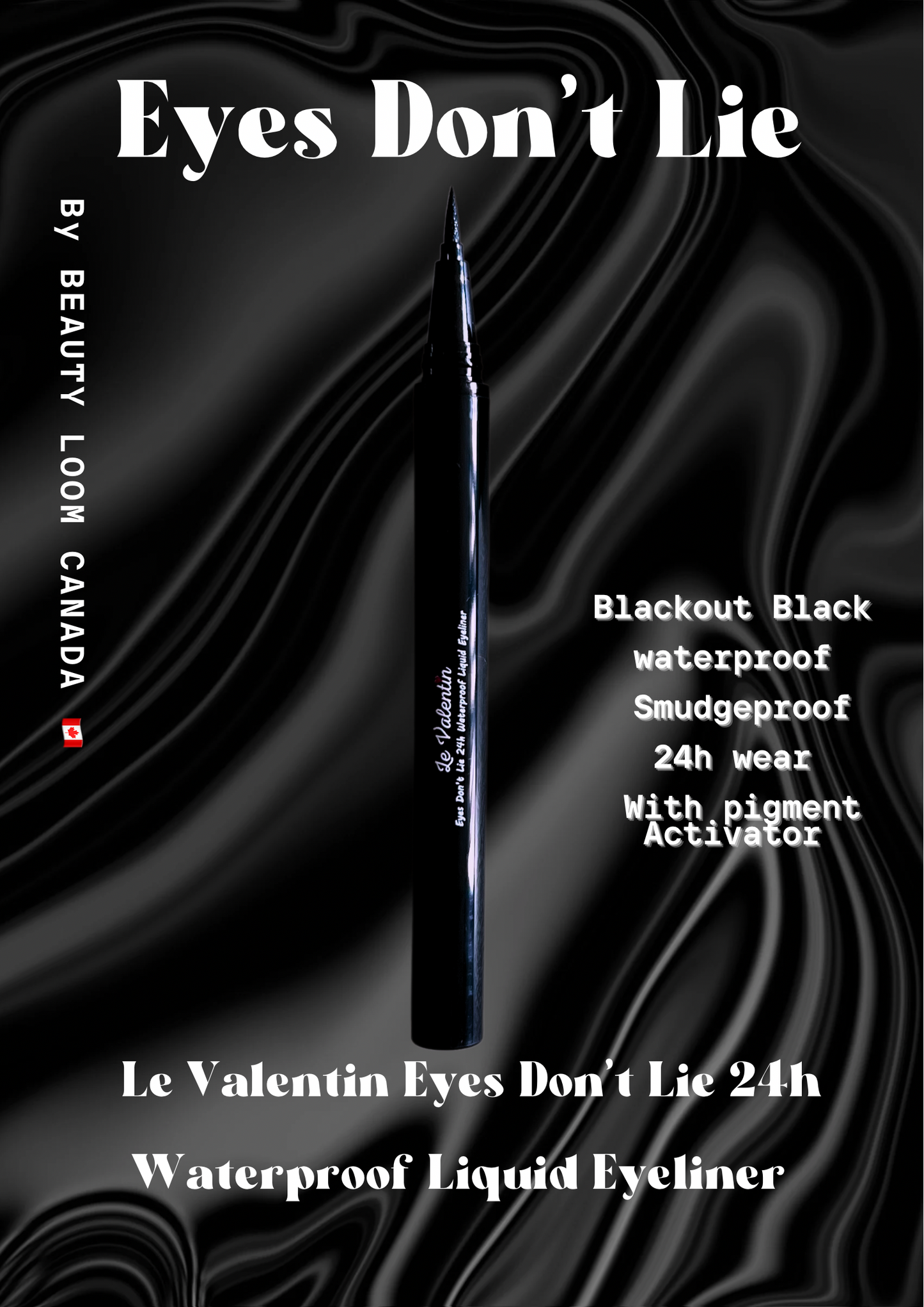 Le Valentin “Eyes Don’t Lie” 24h Waterproof liquid eyeliner