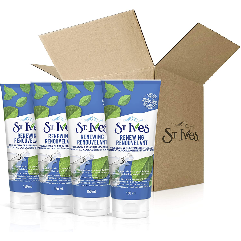 St. Ives Renewing Face Moisturizer for renewing dry skin and healthy glow