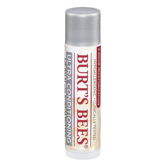 Burt’s Bees 100% Natural Moisturizing Lip Balm, Ultra Conditioning with Kokum Butter - 1 Tube