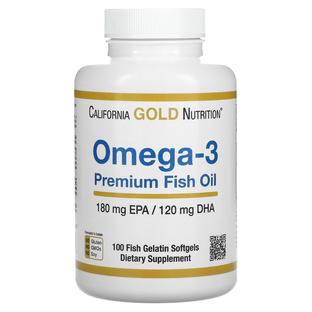 California Gold Nutrition Omega-3 Premium Fish Oil