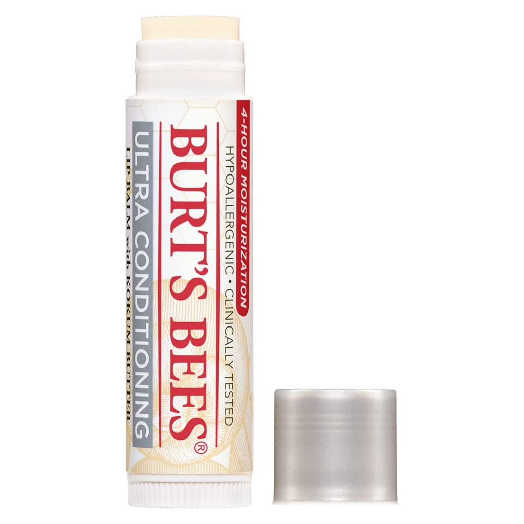 Burt’s Bees 100% Natural Moisturizing Lip Balm, Ultra Conditioning with Kokum Butter - 1 Tube