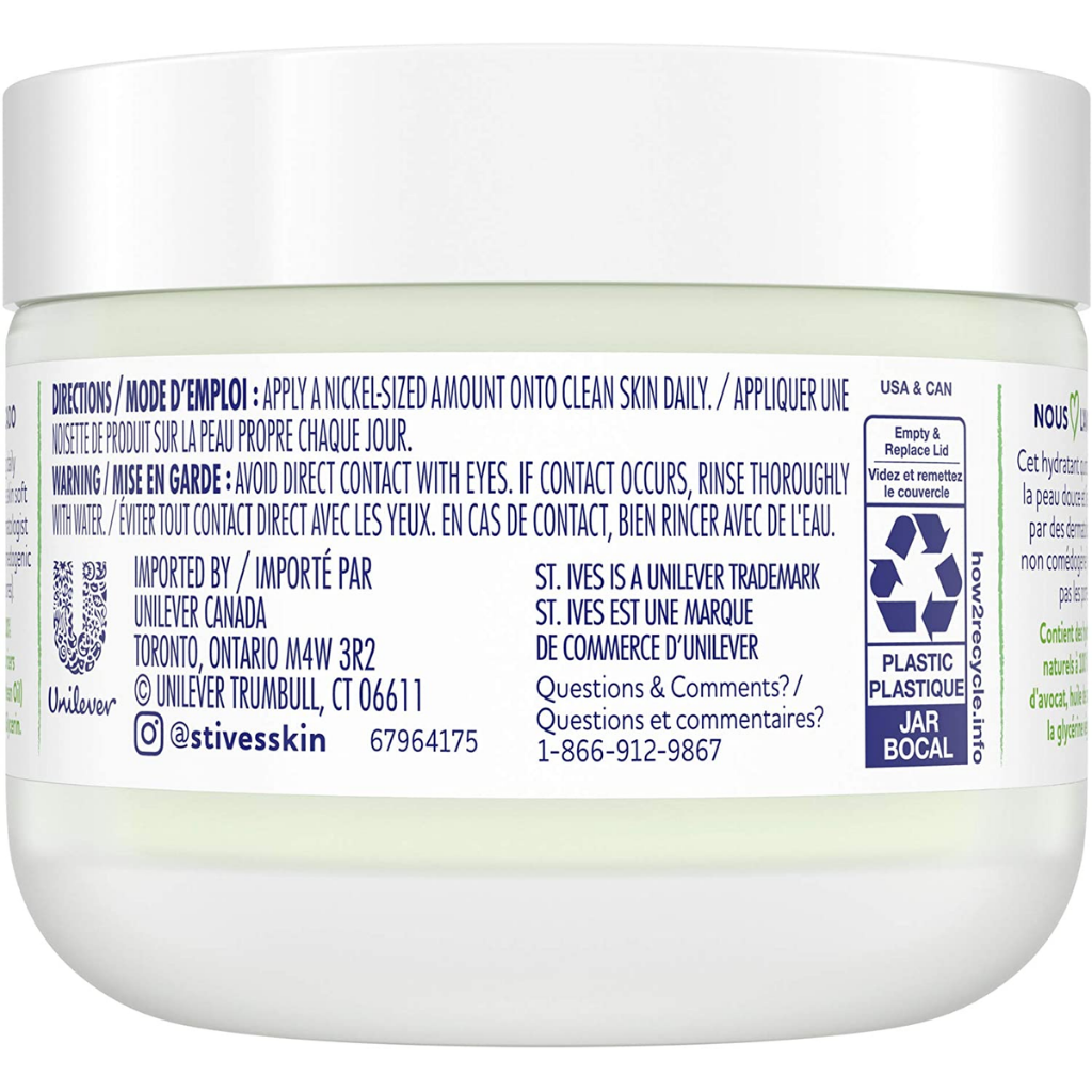 St. Ives Hydrating Face Moisturizer Avocado