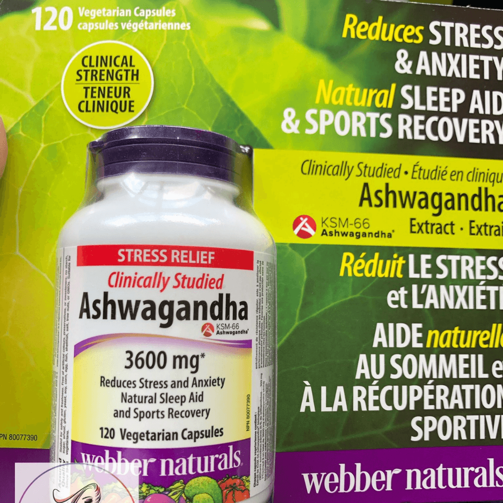 Webber Naturals Ashwagandha Vegetarian Organic Capsule