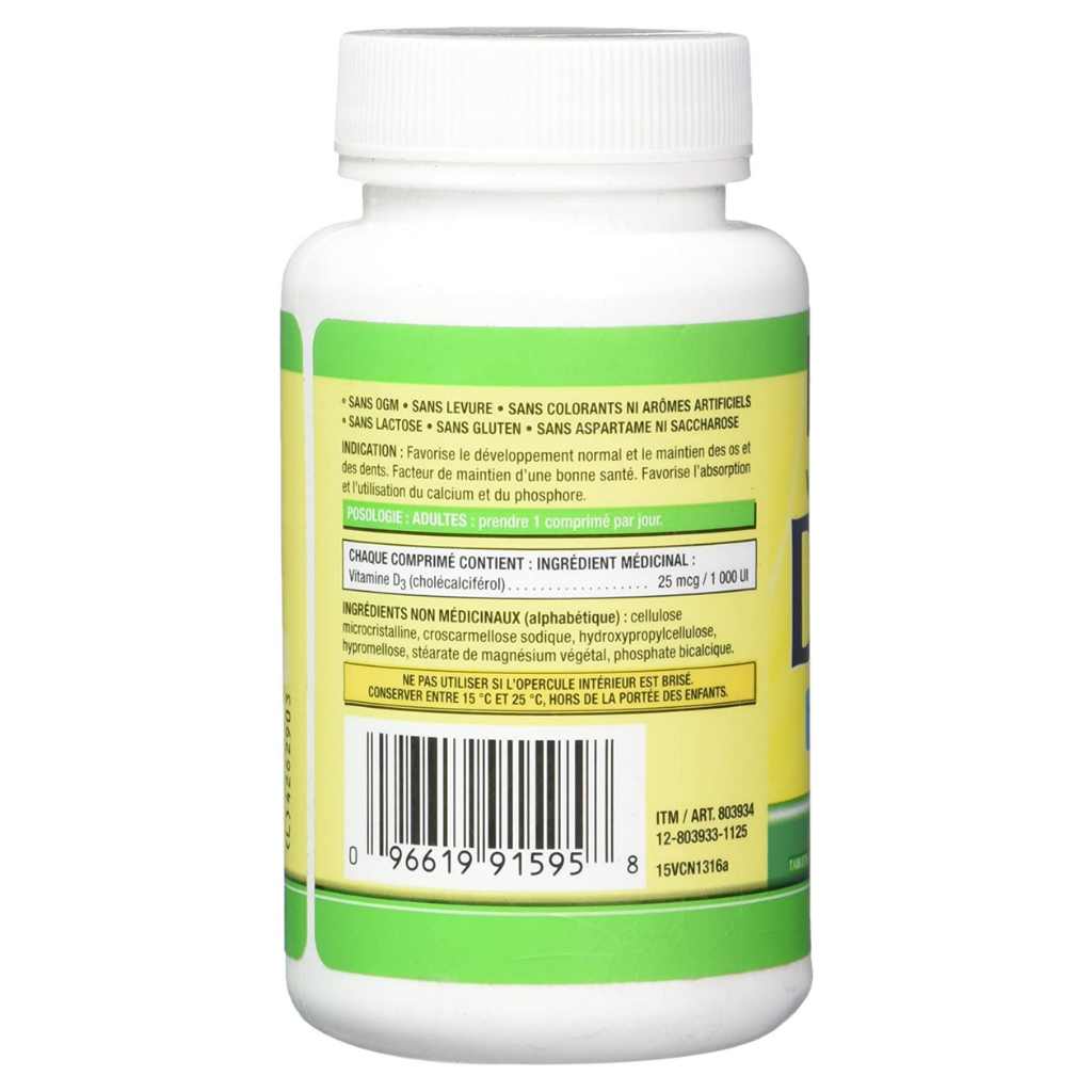 Kirkland Signature Vitamin D3 1000 IU, 360 Tablets