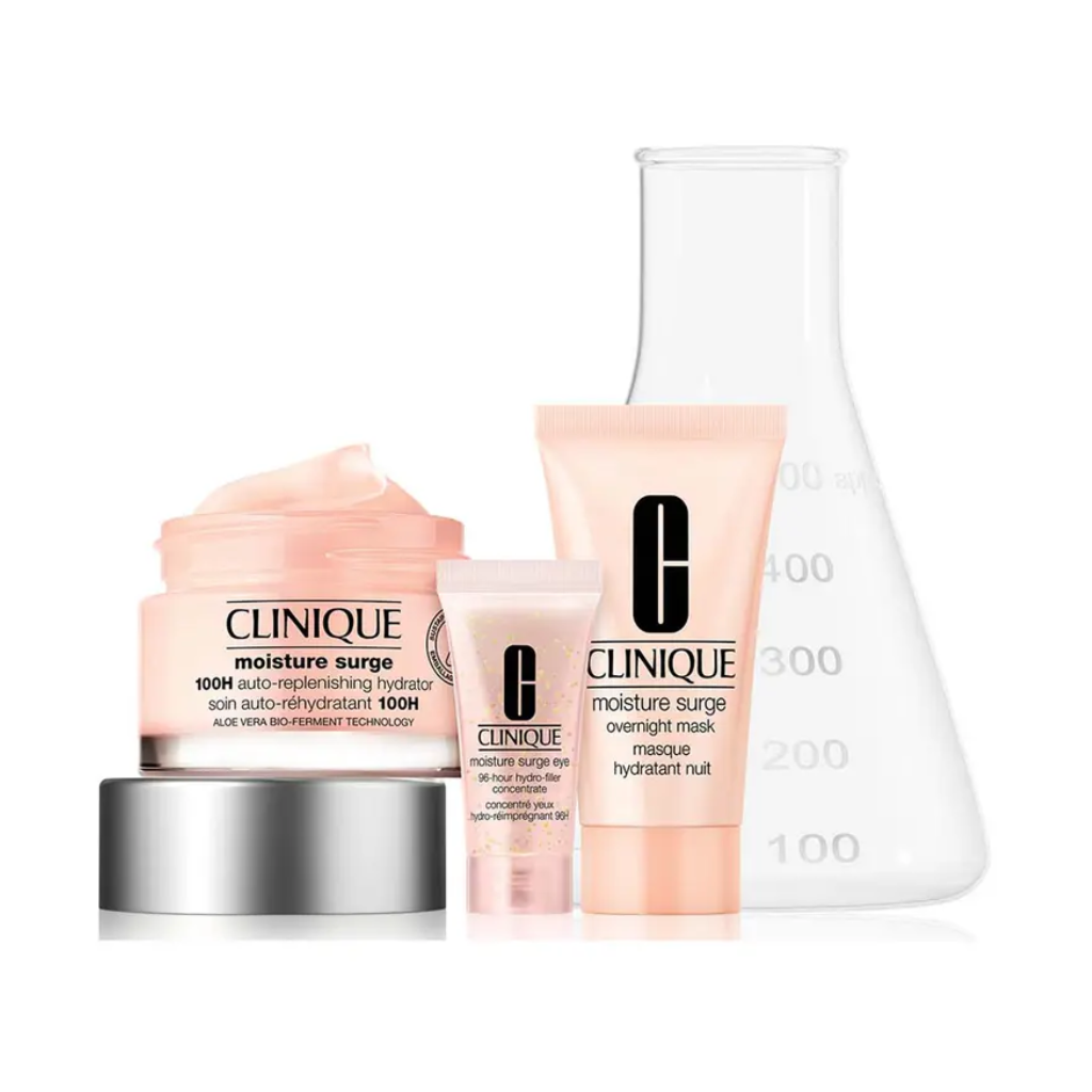 CLINIQUE Hydrate & Glow Moisture Surge Skin Care Set