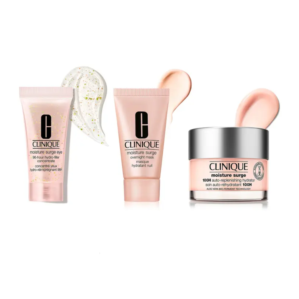 CLINIQUE Hydrate & Glow Moisture Surge Skin Care Set