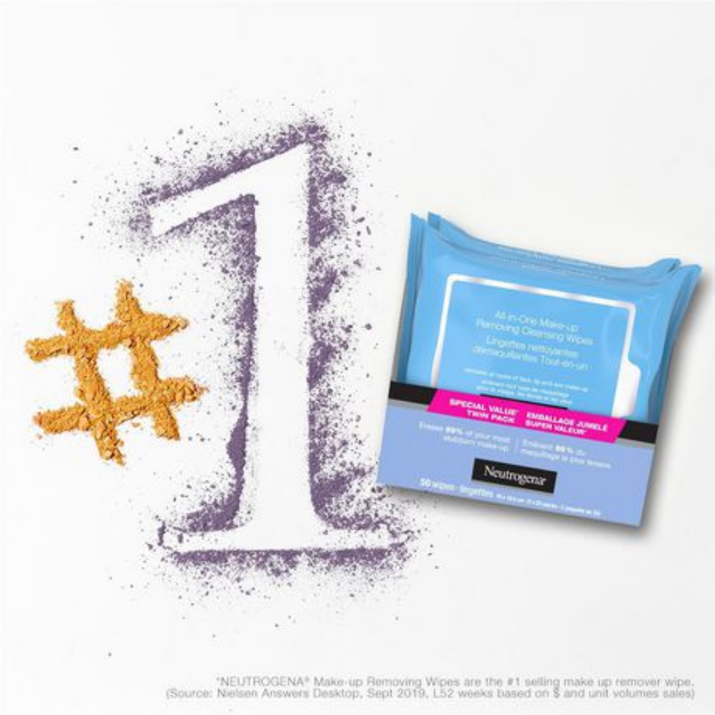 Neutrogena Makeup Removing Wipes, All-in-One