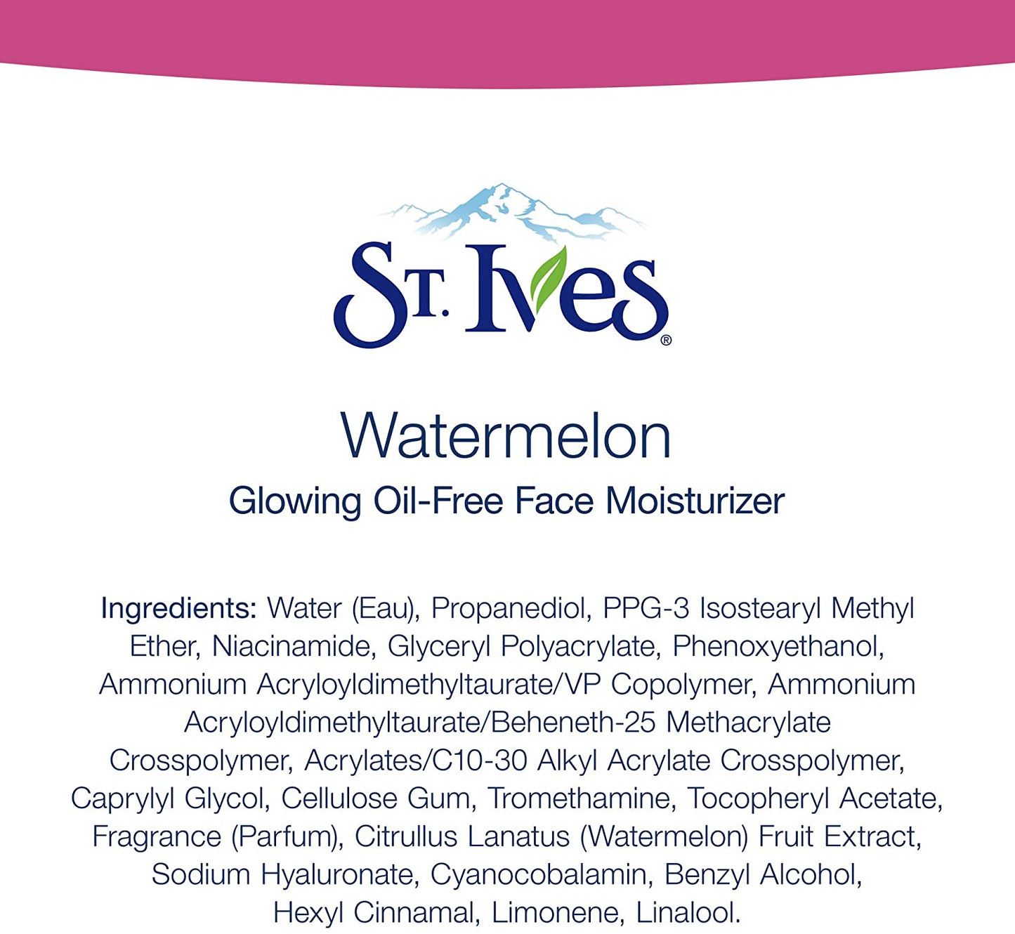 St. Ives Face Moisturize Watermelon