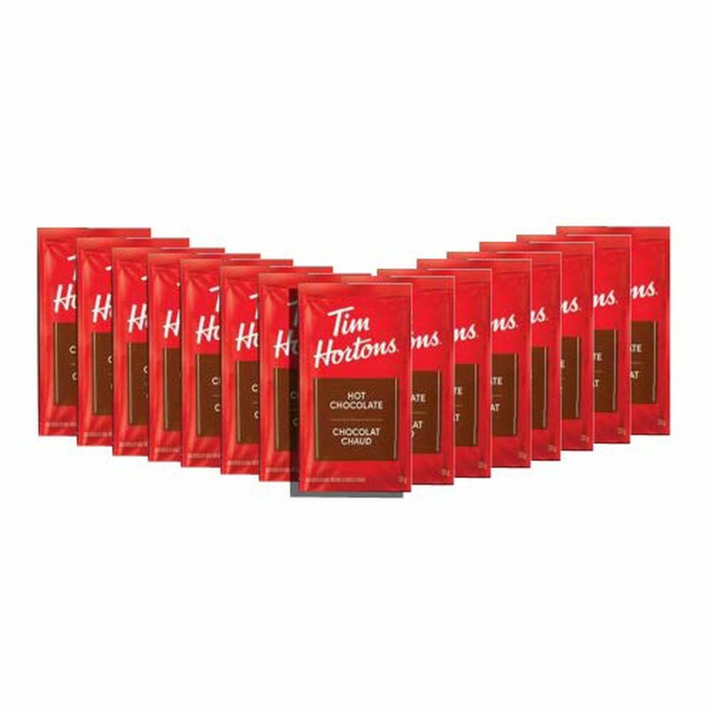 Tim Horton Hot Chocolate & French Vanilla Cappuccino Pack 30 x 28 g Pack