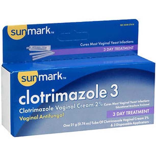 SunMark Clotrimazole 3 Day Treatment Vaginal Antifungal Cream