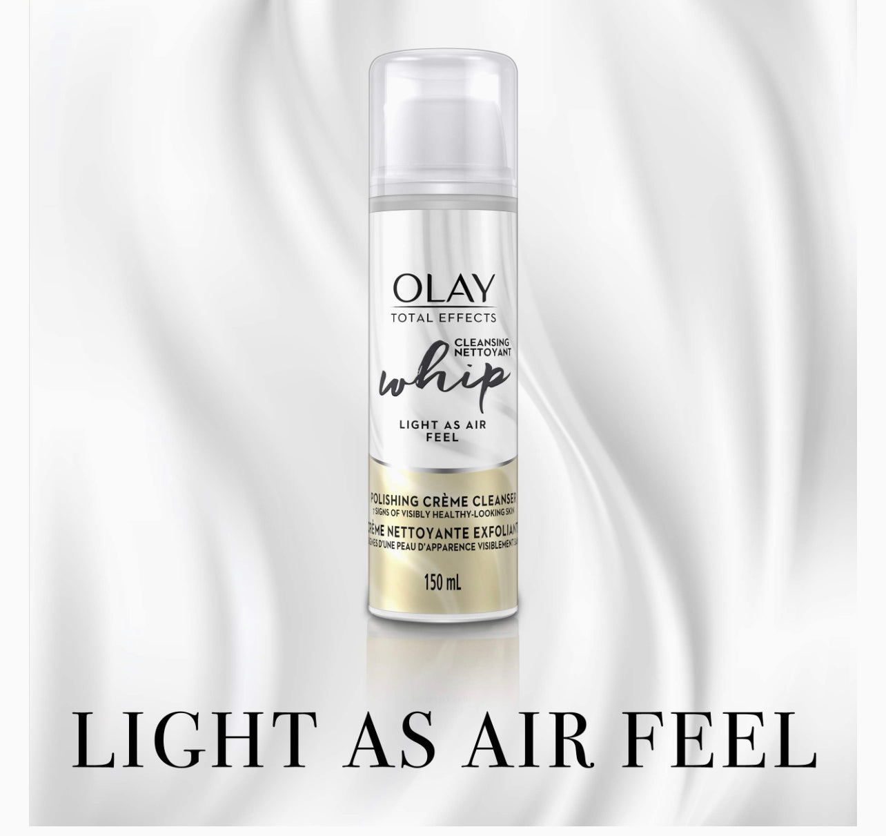 Olay Total Effects Cleansing Whip Facial Cleanser - 150ml