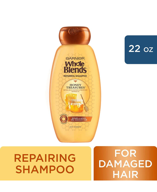 Garnier Whole Blends Honey Treasures Repairing Shampoo -650ml