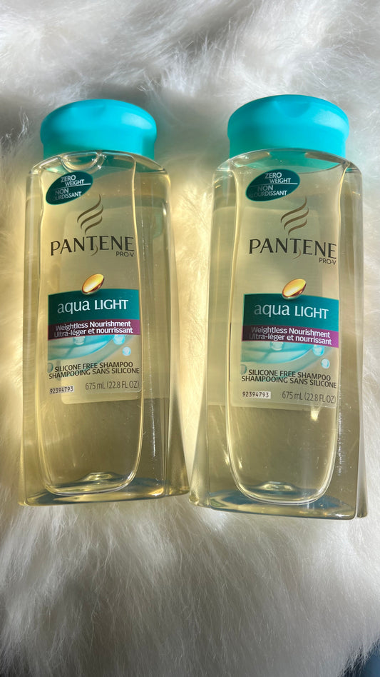 Pantene Aqua Light Silicone free shampoo