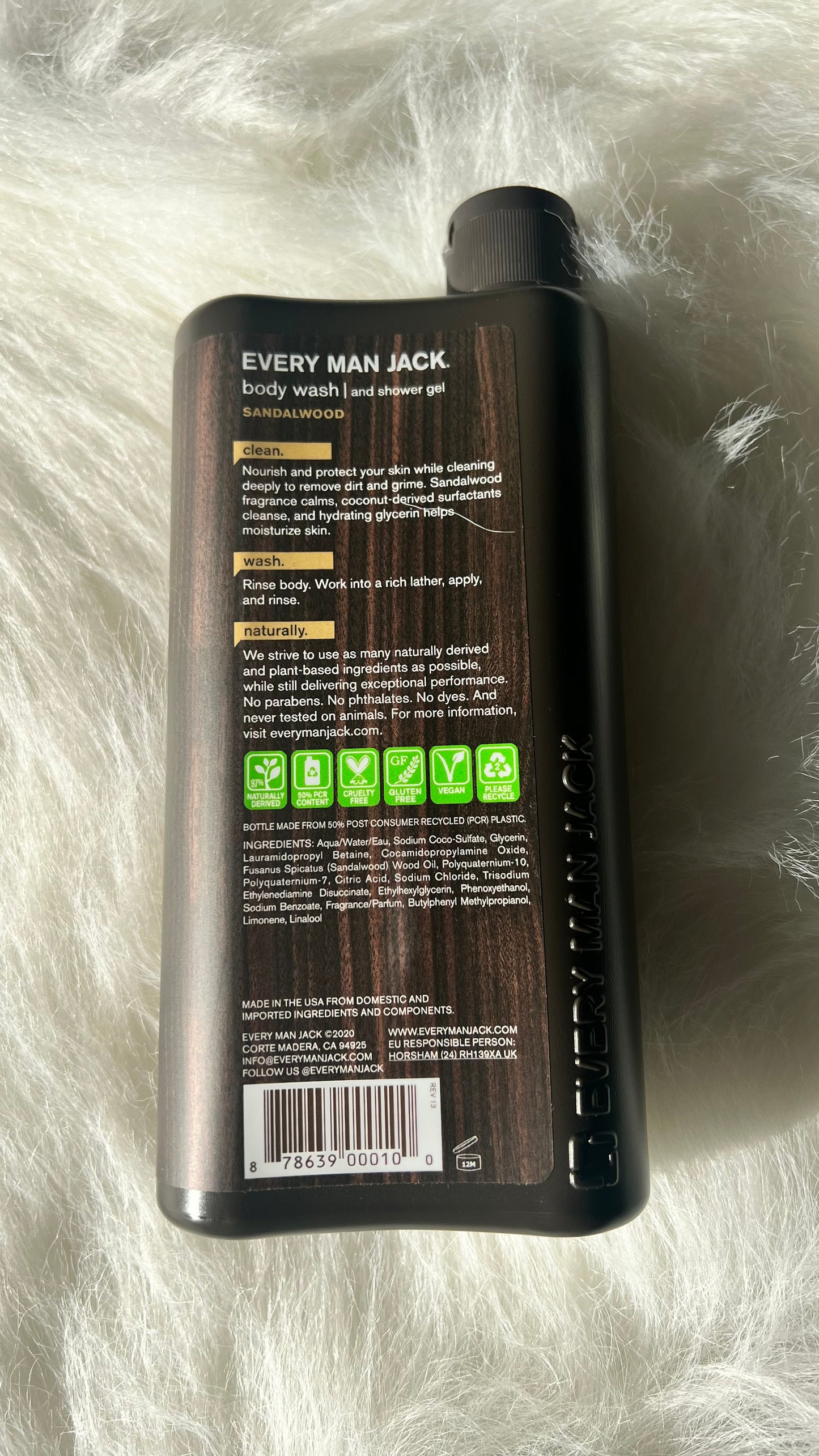 Every Man Jack Sandalwood Body Wash - 500ml