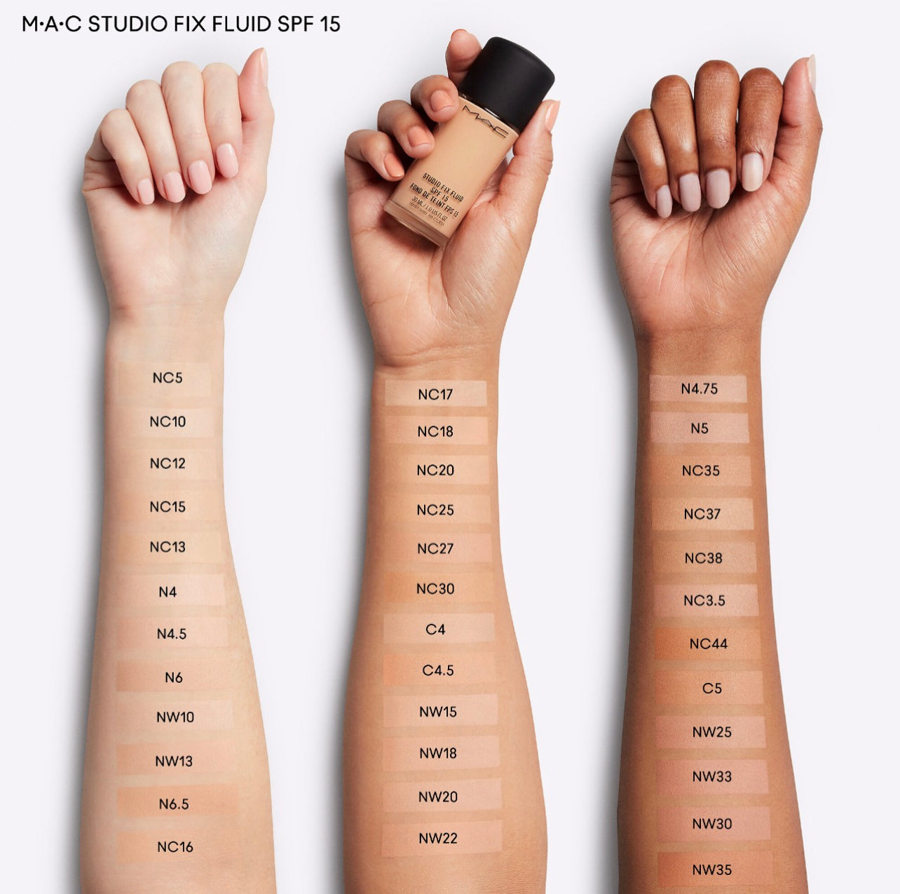 MAC STUDIO FIX FLUID SPF 15 Foundation - NC30