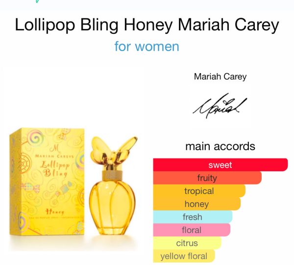 Mariah Carey Lollipop Bling Honey for Women -Eau De Parfum Spray, 0.5 ounces - 15ml - Image 2