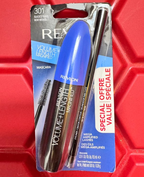 Revlon Super Amplified mascara and kajal combo - shade: Blackest Black (301)