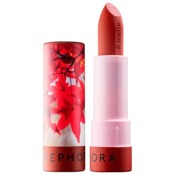 SEPHORA COLLECTION LIPSTORIES Natural Wonders Lipstick - Orange Red - 76 Autumn Blaze