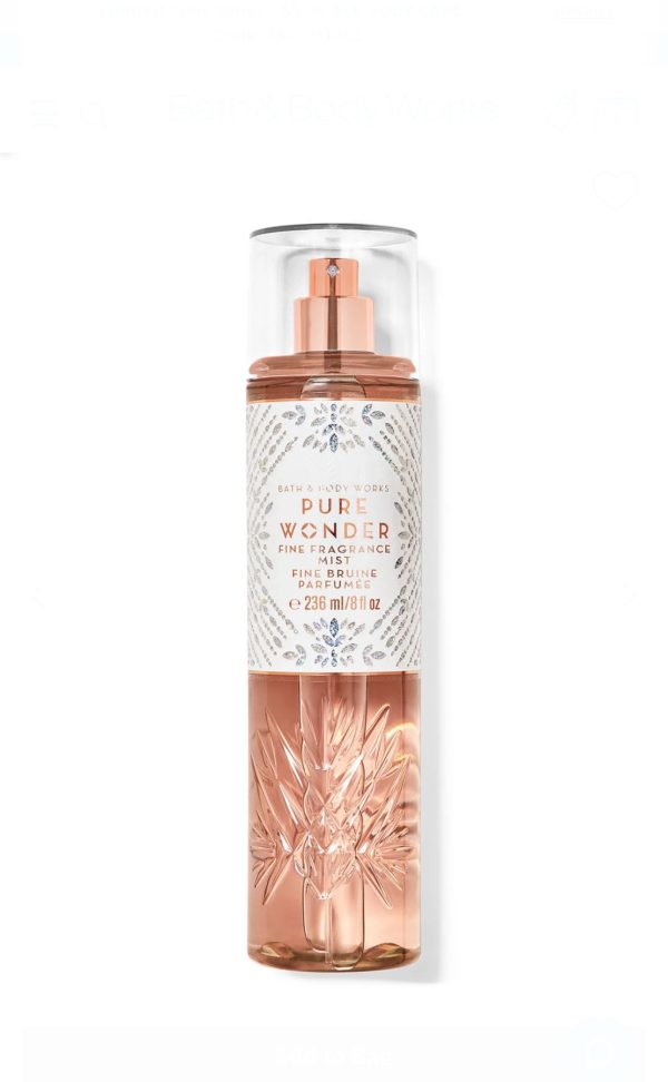 Bath and body works fine fragrance mist - Pure Wonder - 236ml