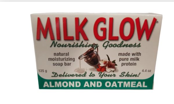 Milk Glow Almond and Oatmeal Natural Moisturizing Soap Bar 125g