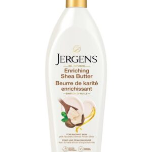 Jergens Enriching Shea Butter Moisturizer & Body Lotion for Dry Skin (620 mL)