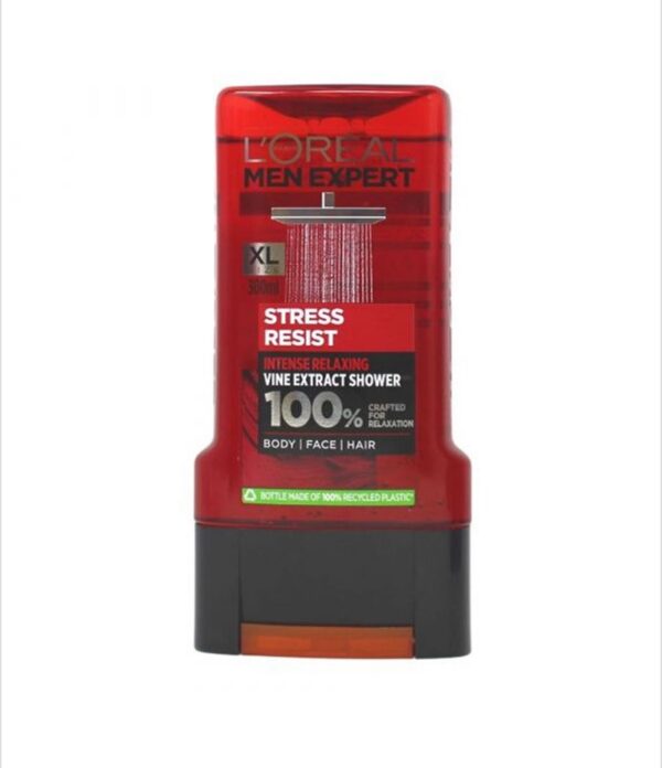 L'OREAL Expert Body Wash 300ml Men 3in1 Stress Resist Relaxing