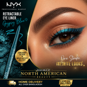 NYX NYX PROFESSIONAL MAKEUP, retractable Mechanical Pencil, Eyeliner - Gypsy Blue