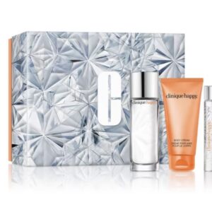 Clinique Perfectly Happy Fragrance Women's Gift Set - 3pc - Body Cream & Eau De Parfum