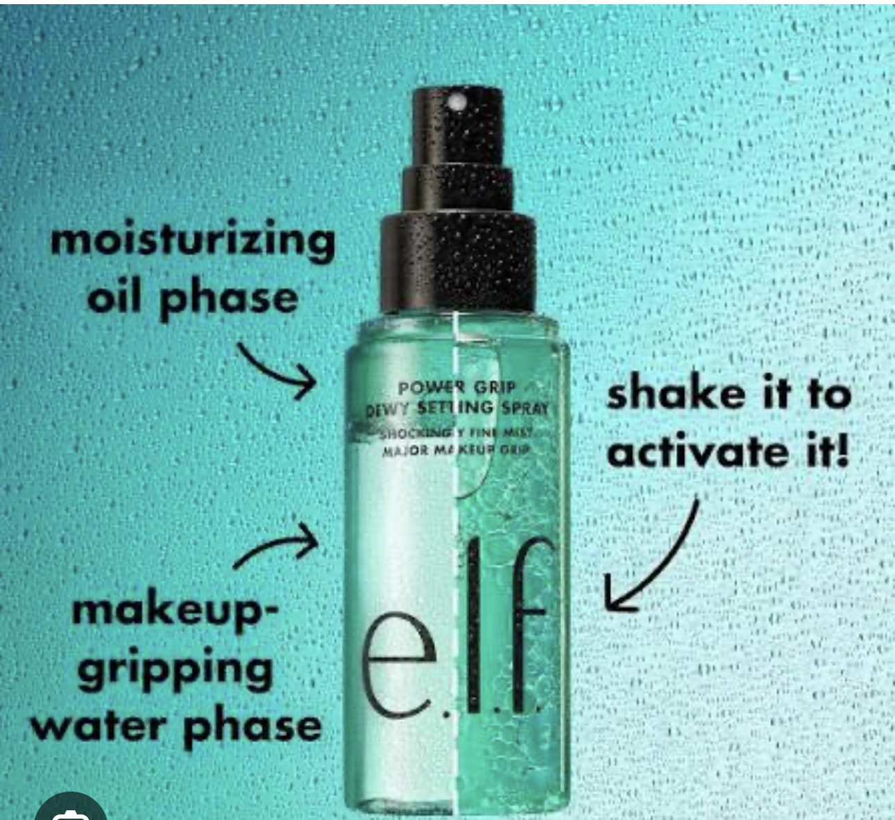 e.l.f. Power Grip Dewy Setting Spray - 80ml - Image 4