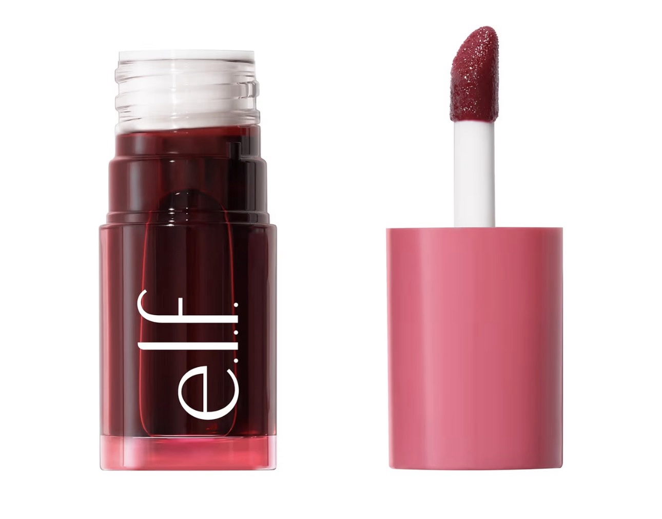 e.l.f. Sheer For It Blush Tint, Left On Red