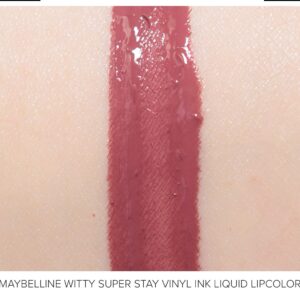 Maybelline New York SuperStay Vinyl Ink liquid lipstick- Shade : Witty (40)
