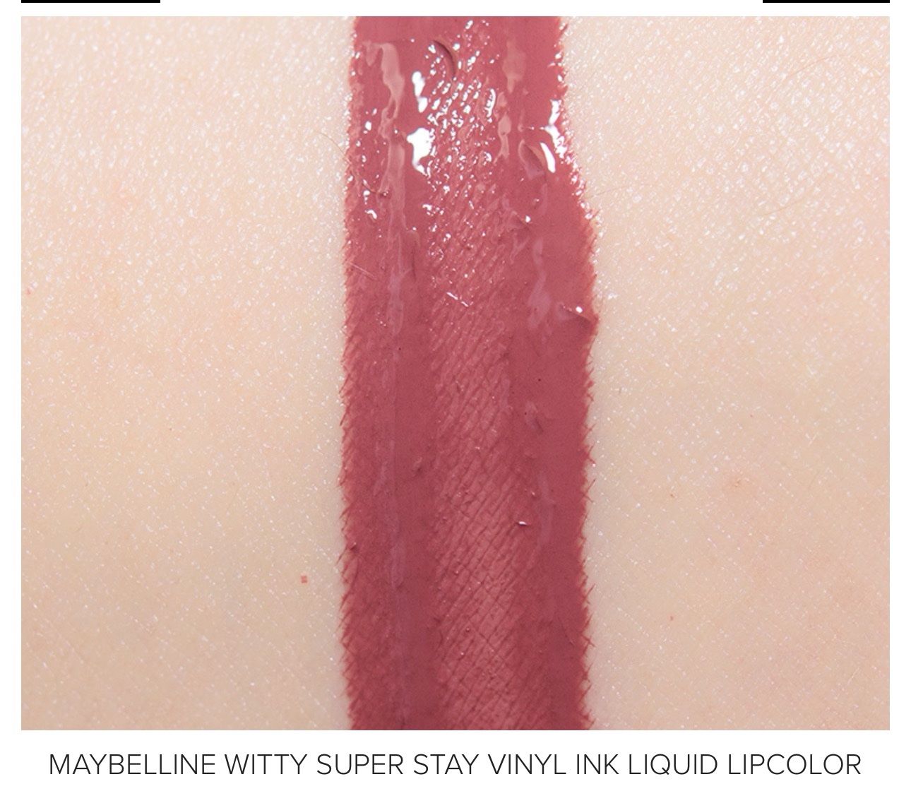 Maybelline New York SuperStay Vinyl Ink liquid lipstick- Shade : Witty (40)