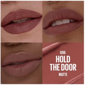 MAYBELLINE Serum Lipstick,Matte Formula, Shade: Hold The Door (006)
