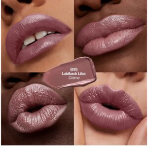 Revlon Lipstick, Super Lustrous Lipstick, Creamy Formula, Laidback Lilac (811) - 4.2g